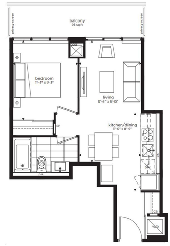 For Lease - 99 Broadway Avenue Unit# 2307, Toronto, Ontario - Photo 4