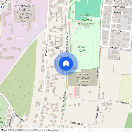 ul. Franciszka Żwirki, Piotrków Trybunalski, łódzkie