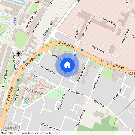 High Street, Brompton, Gillingham, Kent, ME7