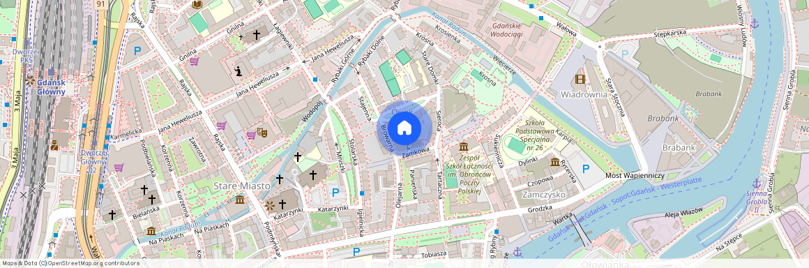 ul. Panieńska 3, Śródmieście, Gdańsk, pomorskie