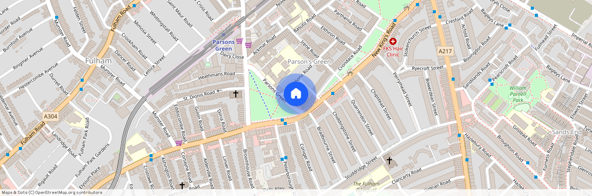 Parsons Green, Fulham, London, SW6