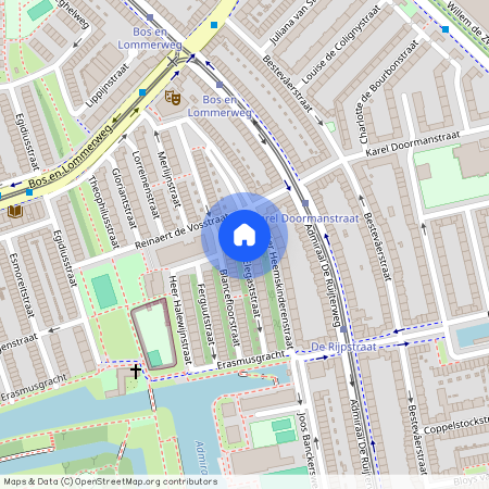 Erasmuspark, 1055 TJ, Elegaststraat, Amsterdam