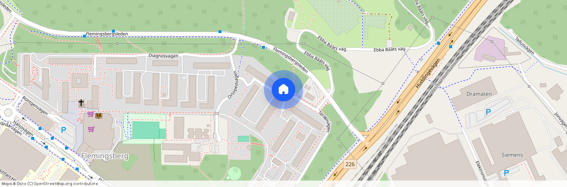 Terapivägen, Huddinge