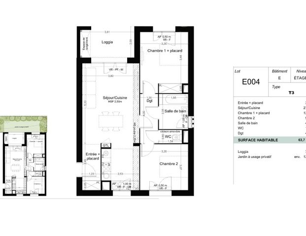 Location Appartement 3 pièces 63m² TOULOUSE 31400 - Photo 1