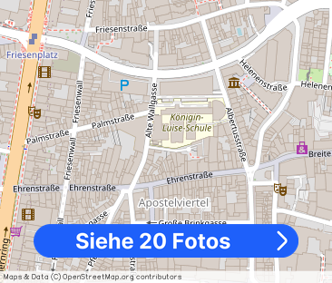 Möblierte Wohnung mit schönem Ambiente am Friesenplatz - Foto 1