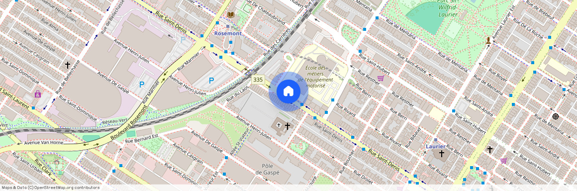 Rue St-Denis, H2J 4B7, Montréal