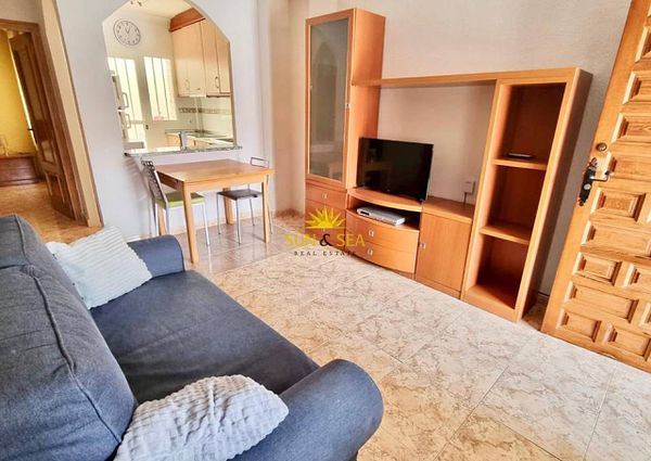 Rent from September to June, 2 bedroom apartment in La Ribera, San Javier.
