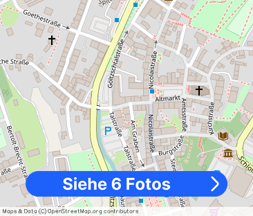 Renovierte 2-Zimmer-DG-Wohnung im Zentrum von Auerbach – Jetzt einz... - Foto 1