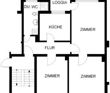 Komplett modernisierte 3-Zimmer Wohnung in Haspe-Quambusch - Photo 1