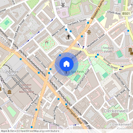 Exmouth Market, Clerkenwell, London, EC1R