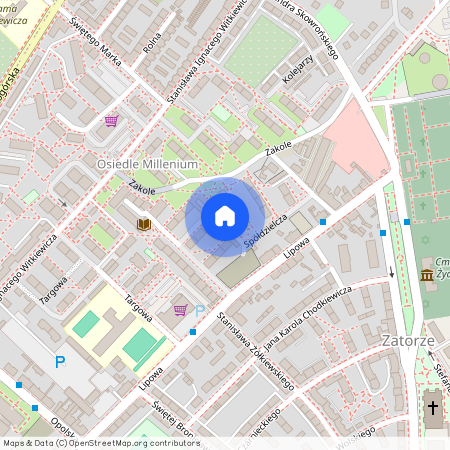 ul. Spółdzielcza, Zatorze, Gliwice, śląskie