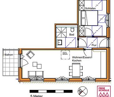 Tolle 2-Zimmer-Neubauwohnung in den Heeper Fichten - "Freie Scholle eG" - Foto 5