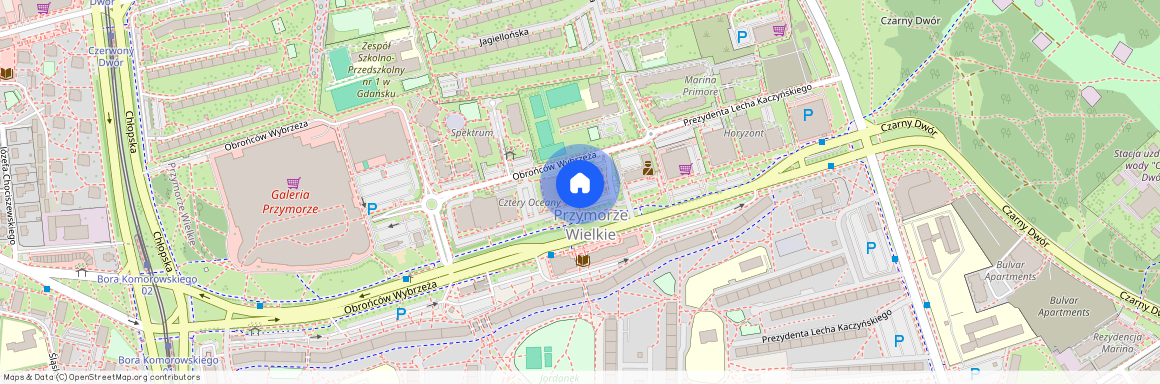 ul. Obrońców Wybrzeża, Przymorze Wielkie, Gdańsk, pomorskie