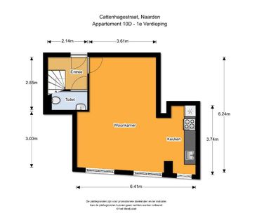 Appartement te huur: Cattenhagestraat 10-D 1411 CT Naarden - Photo 5