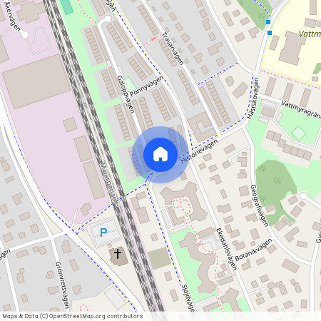 Galoppvägen, Järfälla