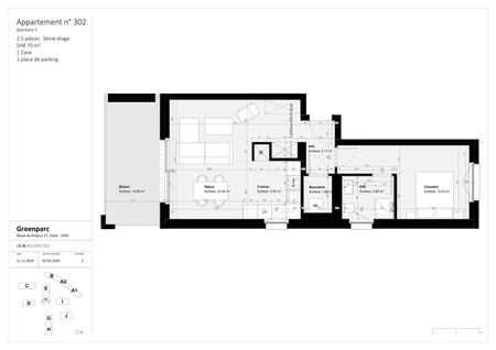 Appartement neuf de 2.5 pièces avec balcon - Photo 3
