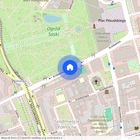 ul. Królewska, Śródmieście Północne, Śródmieście, Warszawa, mazowieckie