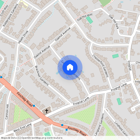 Greenaway Gardens, Hampstead, London, NW3