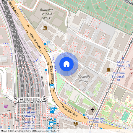 ul. Rakowicka, Przedmieście Warszawskie, Stare Miasto, Kraków, małopolskie