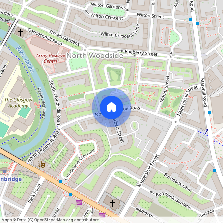 North Woodside Road, Kelvinbridge, Glasgow, G20