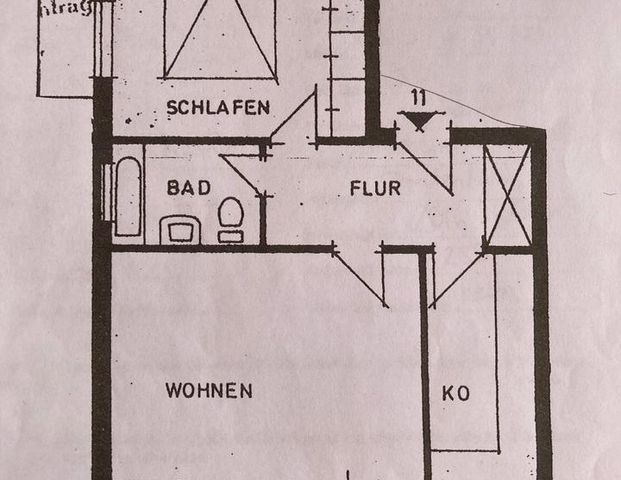 2 Zi-Wohnung mit großem Südbalkon in Harburg - Foto 1