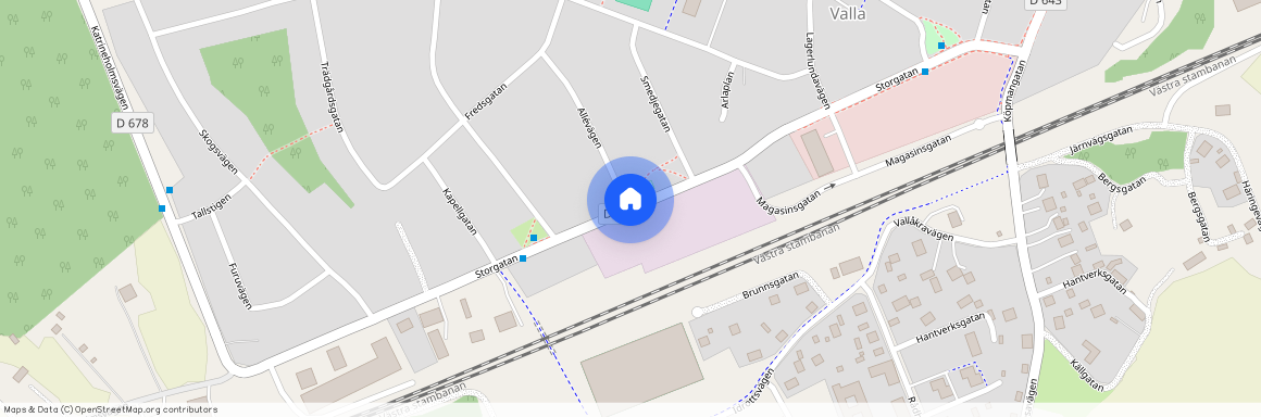 Storgatan, Valla