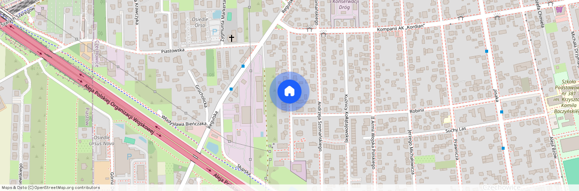 ul. Ochocka, Czechowice, Ursus, Warszawa, mazowieckie