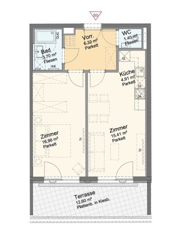 TERRASSENTRAUM | EXKLUSIVE 2 ZIMMER | TOPLAGE IM HERZEN VON GUNTRAMSDORF - Photo 4