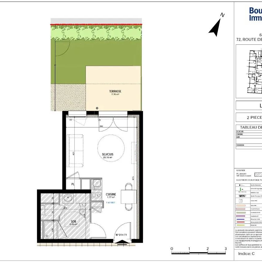 Location appartement 1 pièce - 27.61m² à Poitiers (86000) - Photo 2