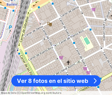 Studio for rent in Russafa, Valencia - Foto 1