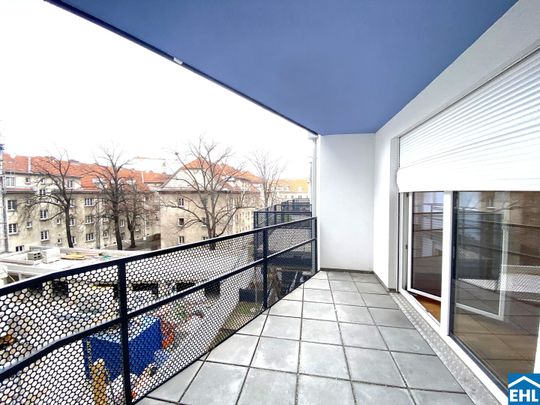 1-Zimmerwohnung mit Loggia und sehr guter Infrastruktur nahe der Donauinsel - Photo 1