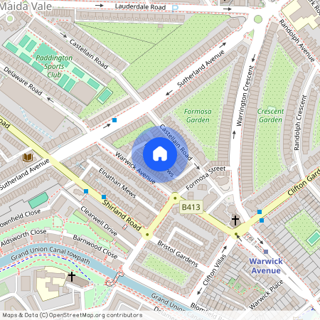 Pindock Mews, Little Venice, London, W9