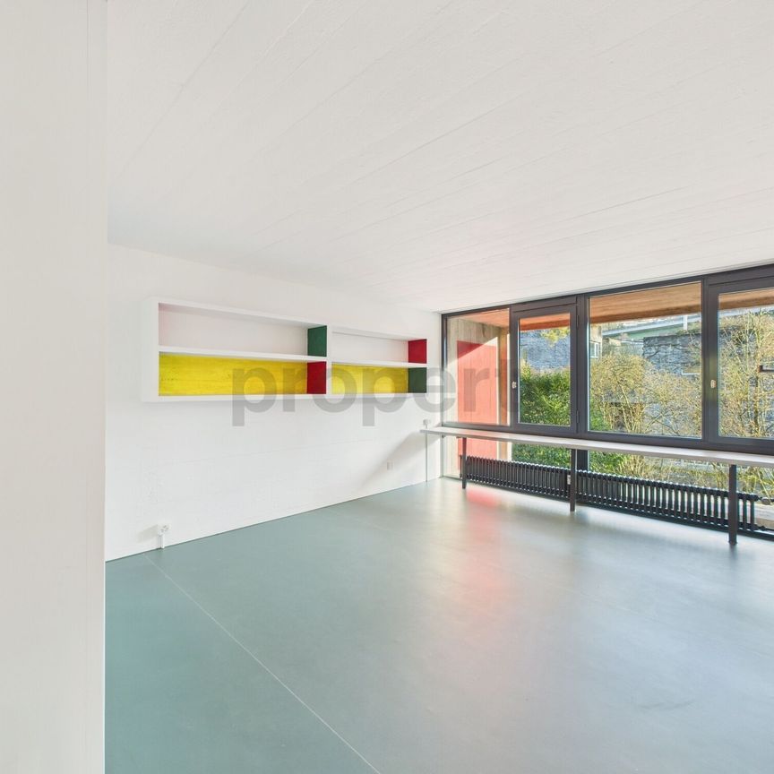 Wohnen in einer Ikone der Schweizer Architektur | Einzigartige Maisonettewohnung im denkmalgeschützten Atelier-5-Ensemble in Flamatt - Foto 1
