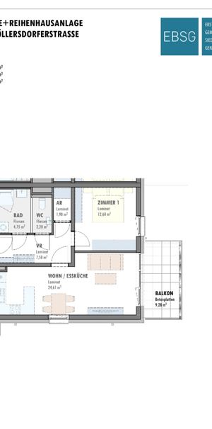 Moderne 2-Zimmerwohnung im 1.OG mit Balkon - Foto 2