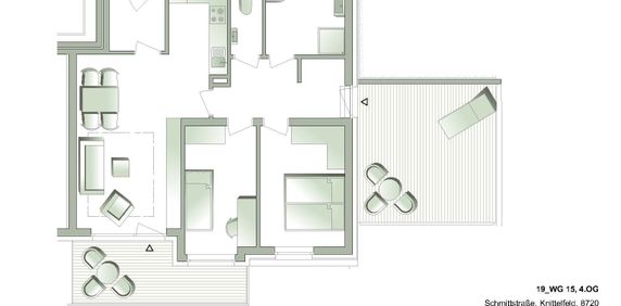 3-Zimmer-Wohnung mit Balkon und großer Dachterrasse - Photo 2