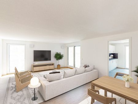 Jetzt anmieten: Schöne 3-Zimmer-Wohnung mit modernem Duschbad und Terrasse - Foto 4