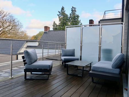 Prachtig energiezuinig appartement met 1 slaapkamer +bureau/dressing, garage en terras! - Foto 5