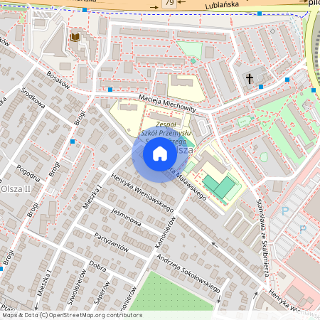 Mieszkanie Kraków, Grzegórzki, Olsza ul. Malawskiego