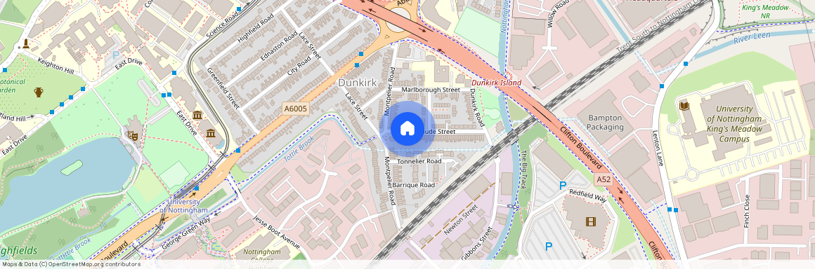 (1 Room) Claude Street, Dunkirk, Nottingham, NG7