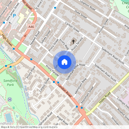 Oxford Walk, Cheltenham, Gloucestershire