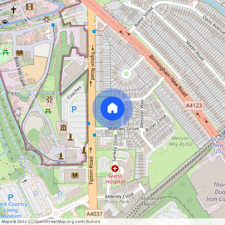 Mallows Grove, Dudley DY1