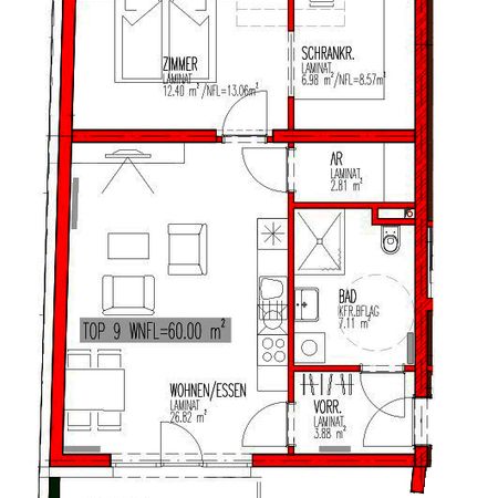 barrierefreie Wohnung in Ziersdorf - Photo 4