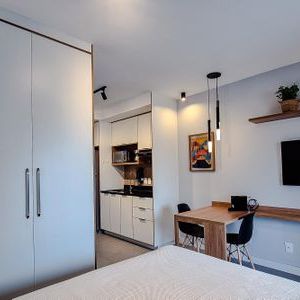 Studio para alugar com 27m², 1 quarto e sem vaga - Foto 2