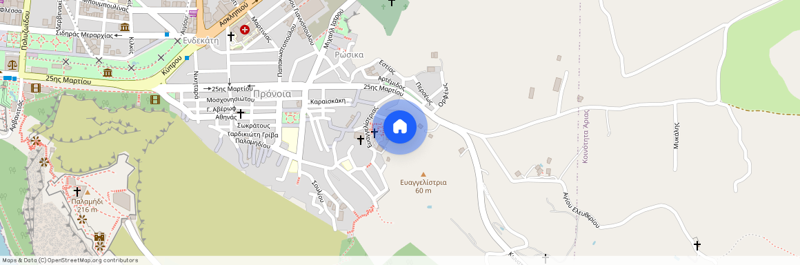 Ευαγγελίστριας 1, Ναύπλιο 211 00, Ελλάδα