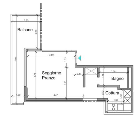 Lugano downtown, 1.5 rooms bright - Foto 5