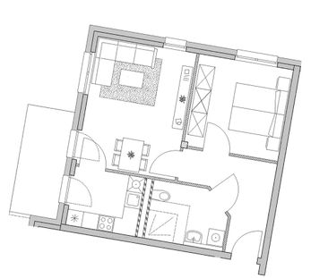 Erdgeschosswohnung mit 2 Zimmern, Terrasse in Fahrland - Photo 6