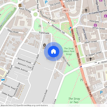 St. Marys Walk, Harrogate, North Yorkshire, UK, HG2