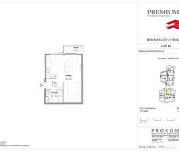 Moderne 1 Zimmerwohnung - Nahe der Alten Donau - Photo 5
