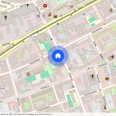 ul. Żelazna, Mirów, Wola, Warszawa, mazowieckie