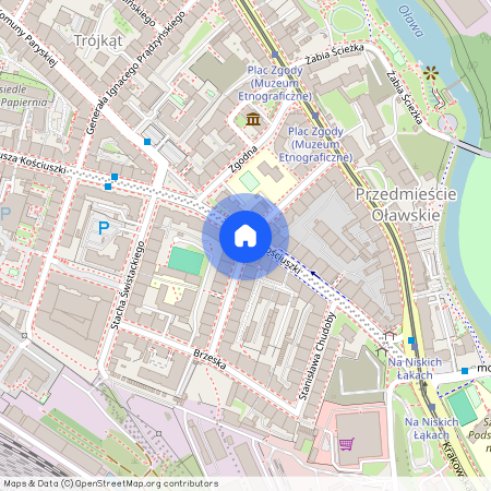 ul. Stanisława Więckowskiego, Przedmieście Oławskie, Krzyki, Wrocław, dolnośląskie